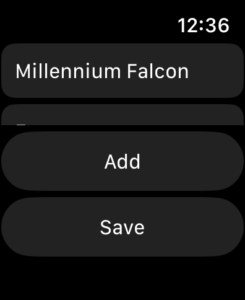 watchOS buttons below list, but need to be inside a ScrollView